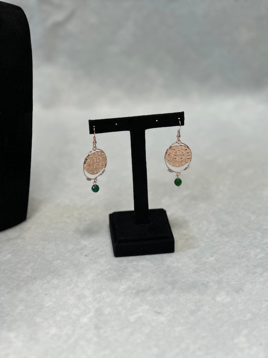 Orecchini e Collana Moneta Etrusca