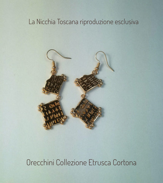 Orecchini Tabula due pezzi