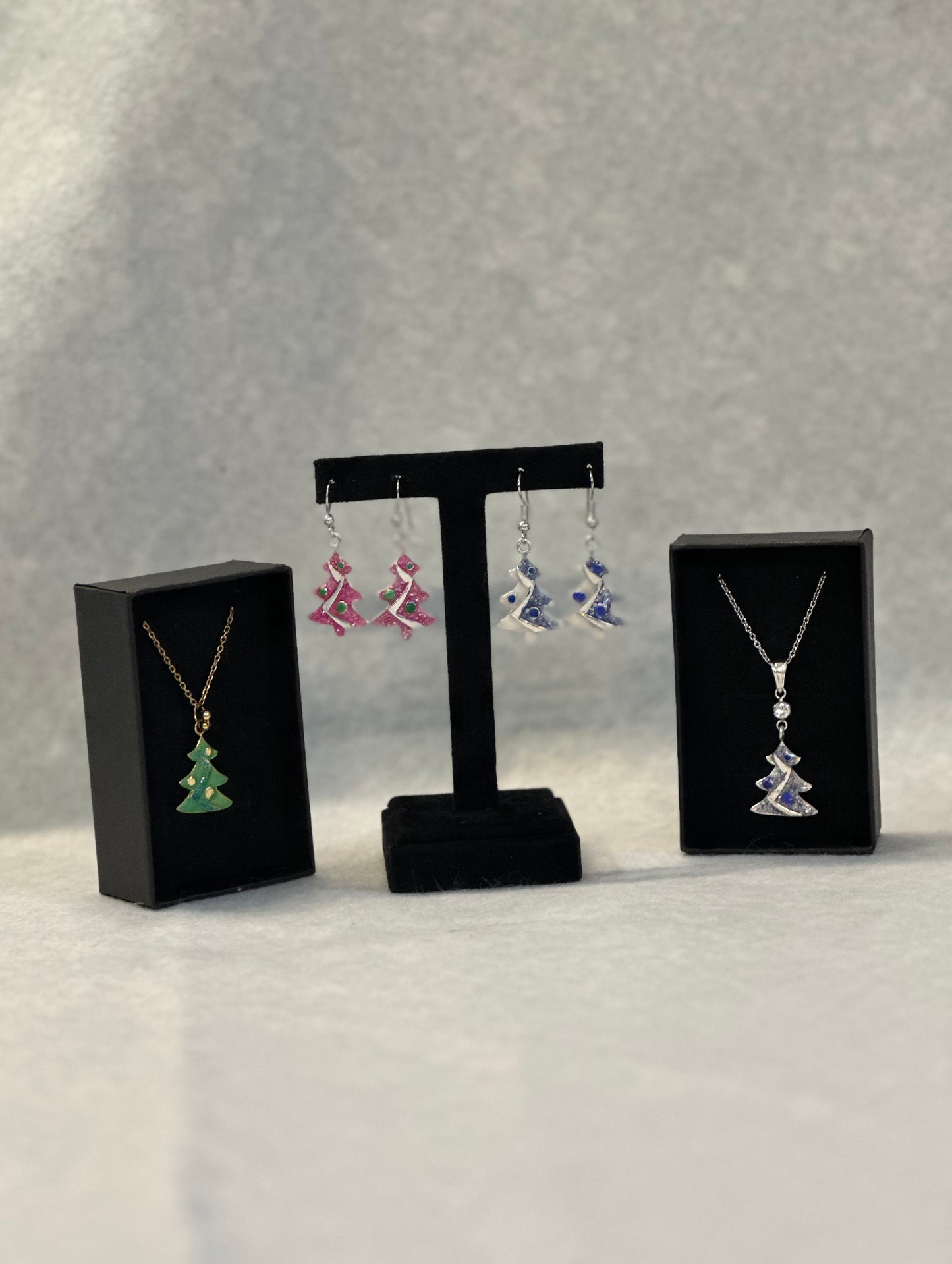 ✨ Ensemble de bijoux – Collier + Boucles d'oreilles